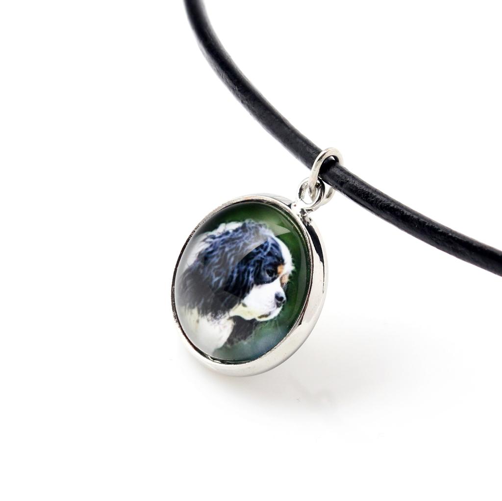 Cavalier King Charles Spaniel – Necklace pendant with your photo, handmade | Art-Dog