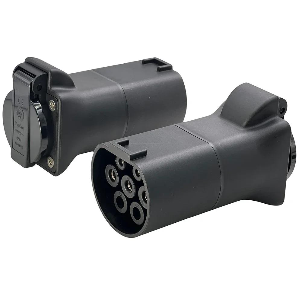 Универсальный адаптер зарядного устройства V2L для MG4 для MG5 для разрядки 16A 3.5kW Тип 2 Инструмент 16A Выходная мощность зарядное устройство Инвертировать пластиковую вилку