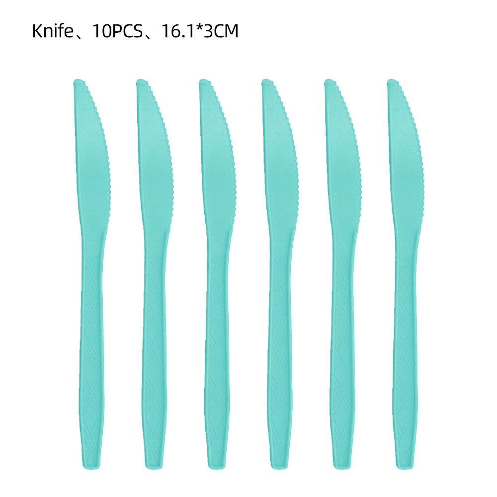 Украшения для вечеринки в честь дня рождения в цвете Тиффани: Бумажные тарелки, флажки и салфетки