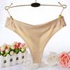 Women's Underwear One Piece Seamless Low Waisted Sexy Women's Thong Pure Cotton Crotch T Panties