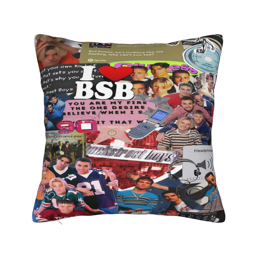 Warm Car Backstreet Boys Album Millenniums Decorations Pillowcases Merch  Pillow Cover Square Multiple Sizes