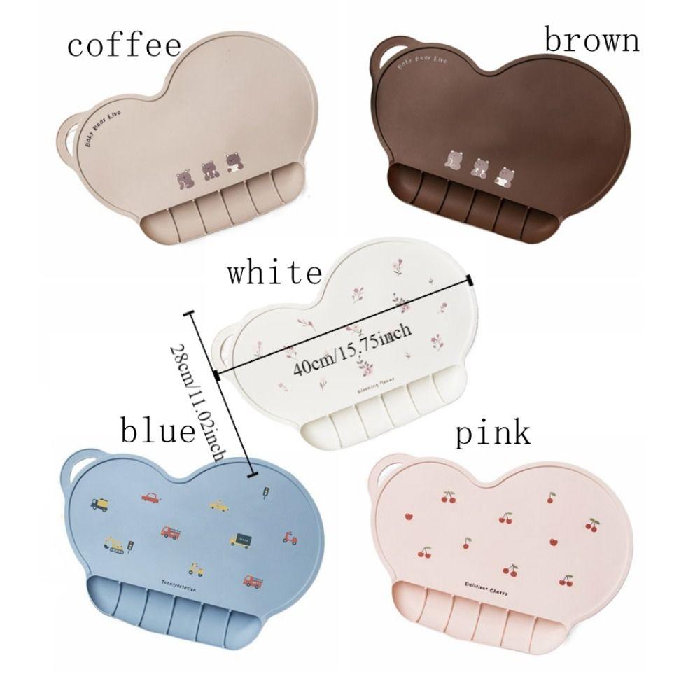 Водонепроницаемые салфетки Cloud, маслянистые силиконовые коврики для столовых приборов, легко моющиеся детские коврики для столов, для студентов