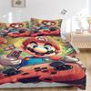 Постельное белье Mario Gamer Console, 3 предмета, для гостевой комнаты, спальни, декор на Рождество, Хэллоуин, подарки - Все сезоны (Без вкладыша)a1013082