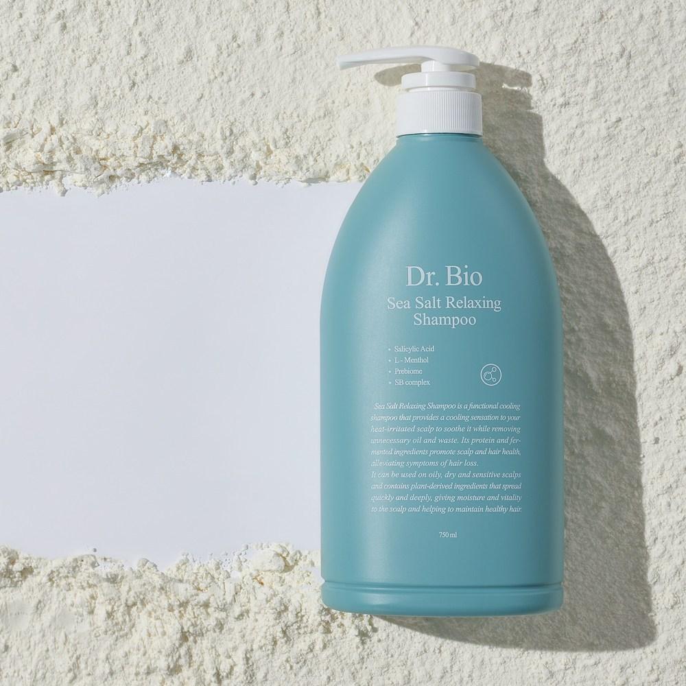 Расслабляющий шампунь от выпадения волос Dr.Bio Sea Salt, 750 мл, 2 шт.
