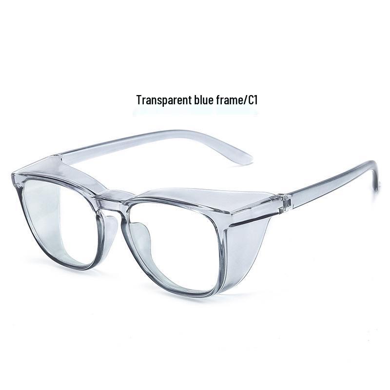 MZ11 Очки с HD линзами желеобразного цвета, блокирующие синий свет: Прозрачный, Ветрозащитный, Пескозащитный, Японский стиль