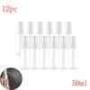 12PC Clear Plastic Spray Empty Bottle Small Spray Bottle with Plastic Sprayer