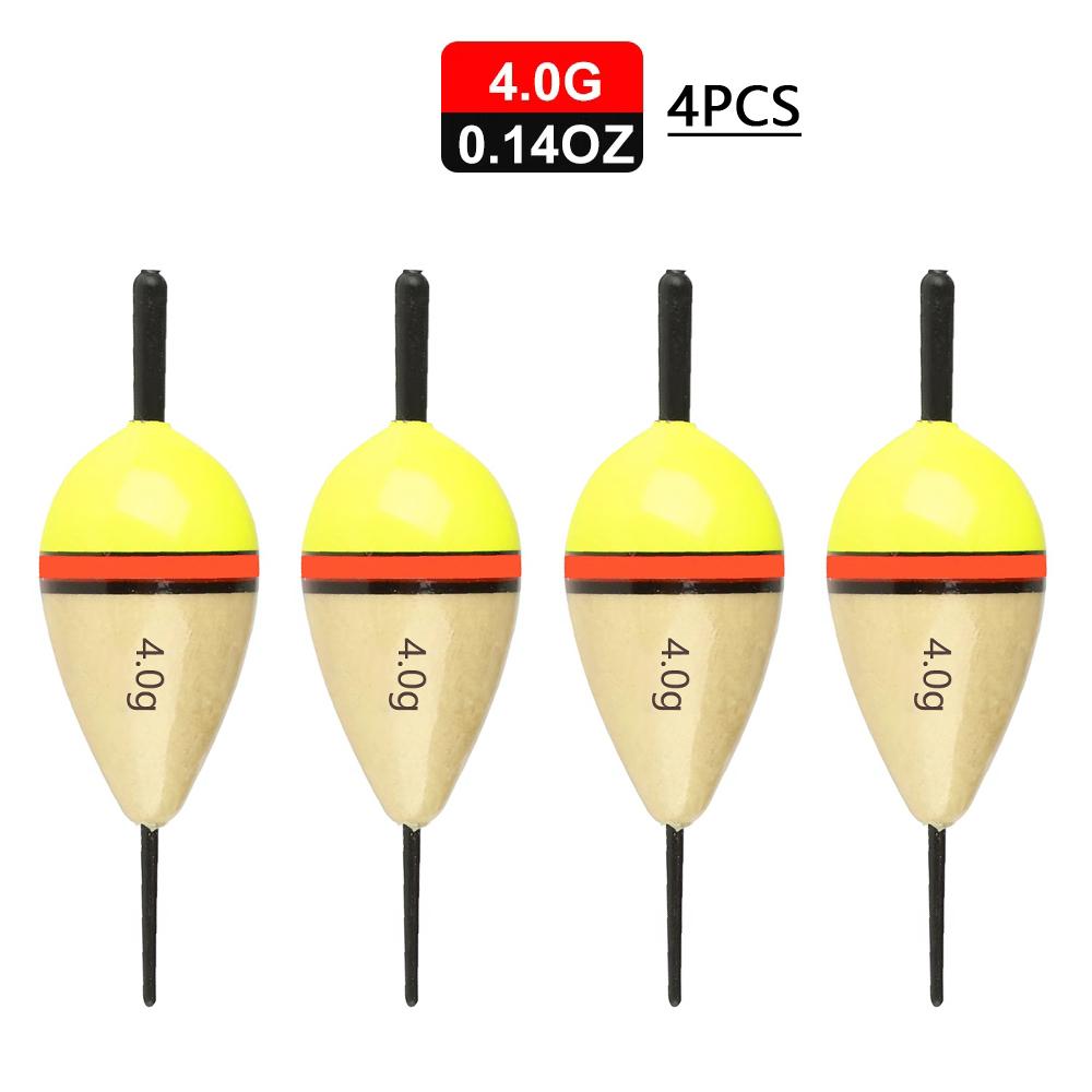 FTK Набор рыболовных поплавков 4 шт. Рыболовные аксессуары Поплавки из ЭВА Рыболовные снасти Поплавки 2 г-5 г
