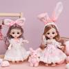16Cm Princess 1/12 Doll With Clothes And Shoes Movable Joint Girl Kids Gift