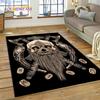 Viking Nordic Mythology Odin Valhalla Symbols Carpet Rug for Home Living Room Bedroom Sofa Doormat Decor,kids Non-slip Floor Mat