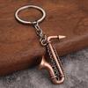 Yousheng Musician Keychain Pendant Decorative 3D Design Bag Hanging Pendant Miniature Instrument Shape Key Holder Bag Charm