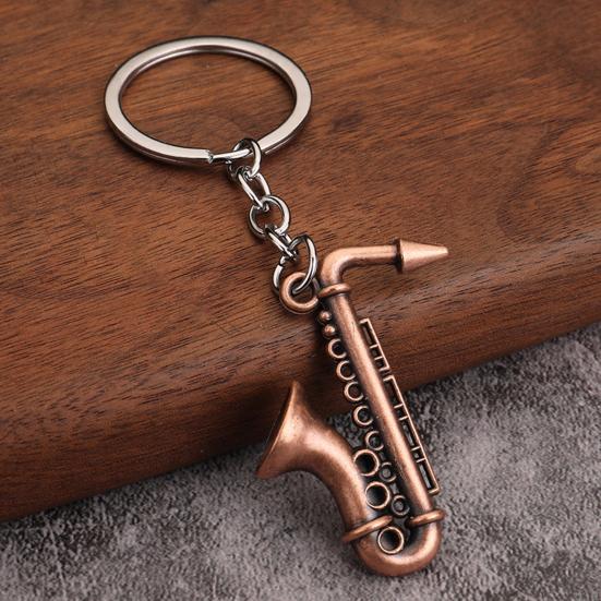 Yousheng Musician Keychain Pendant Decorative 3D Design Bag Hanging Pendant Miniature Instrument Shape Key Holder Bag Charm
