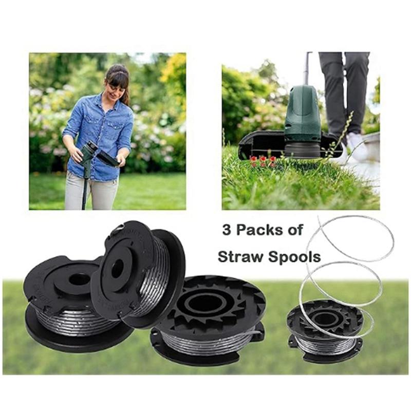 A58Z String Trimmer F016800569/F016800385 Spool Line With F016F04557 Spool Cover For Easy Grass Cut ART 23SL 26SL