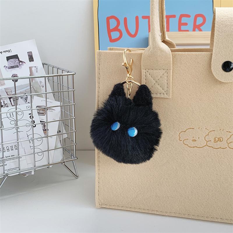 Тот же румяный кошачий шарик с высокой внешностью, плюшевый кулон ручной работы, девичье сердце, школьный рюкзак, милый брелок