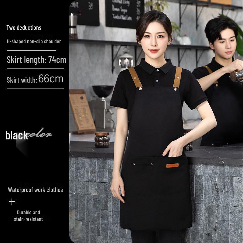 Multifunctional Apron for Kitchen, Gardening, Studio, Supermarket, Milk Tea, Nail Art, Catering, and Waitstaff.