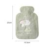 Cartoon Tummy Warmers 500ml Hand Warmer Hot Water Bottle Plush Cover Hot Water Bag