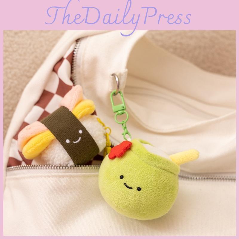 Slippers Fruit Tortoise Shaped Plush Keychain Toy Short Material Doll Gifts