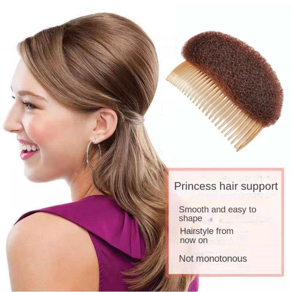 Невидимая пушистая заколка-подкладка для волос, основа для пучка, губчатая заколка, инструмент для укладки пучка, создание пучка, плетение, женщины