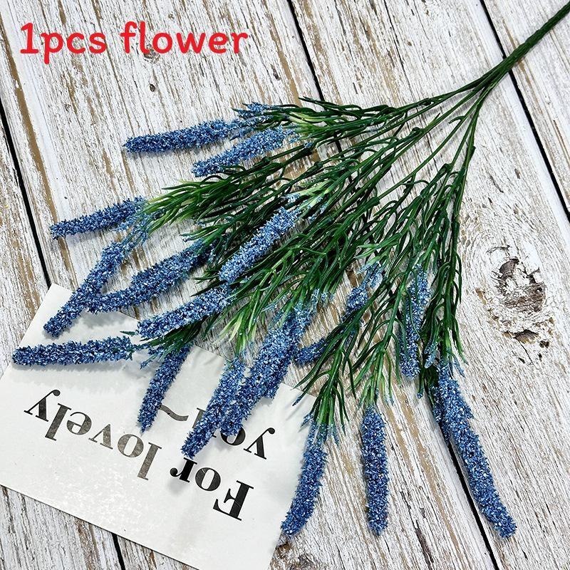 Simulated Bouquet Lavender Artificial Plastic Artificial Flower For Decor Indoor