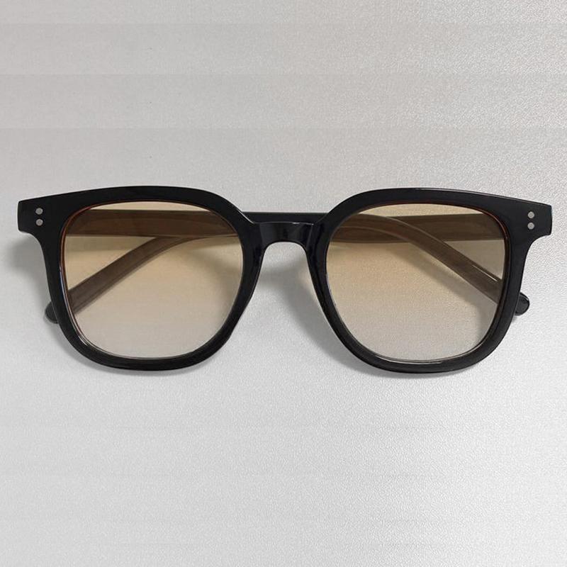 Солнцезащитные очки для женщин в черной оправе с пудрой и румянами, очки для макияжа без макияжа, квадратная большая оправа