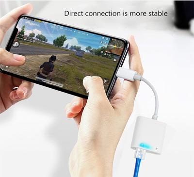 Адаптер Lightning к Ethernet RJ45 к iPhone iPad iPod Сеть LAN Донгл Lightning к Ethernet