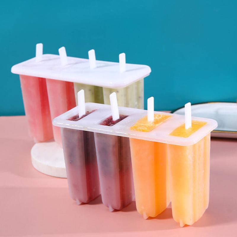 4/6 Even Popsicle Mold with Cover Mold Ice Cream Mold Popsicle Molds DIY Ice Cream Mould Homemade Ice Cream Popsicle Mold