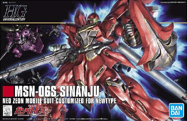 Bandai HG 116 Sinanju 1/144 MSN-06S
