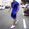 3D Print Men's Tracksuit O-neck Summer Tops and Shorts Sets Two Piece Jogger Outfit Fashion Man Clothing Set Clothes for Men