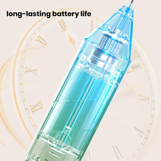 Ручной миксер, вспениватель молока со смесительной головкой из нержавеющей стали, долговечный аккумулятор, эффективный венчик для взбивания, миксер для напитков, мини-пенообразователь для латте, капучино