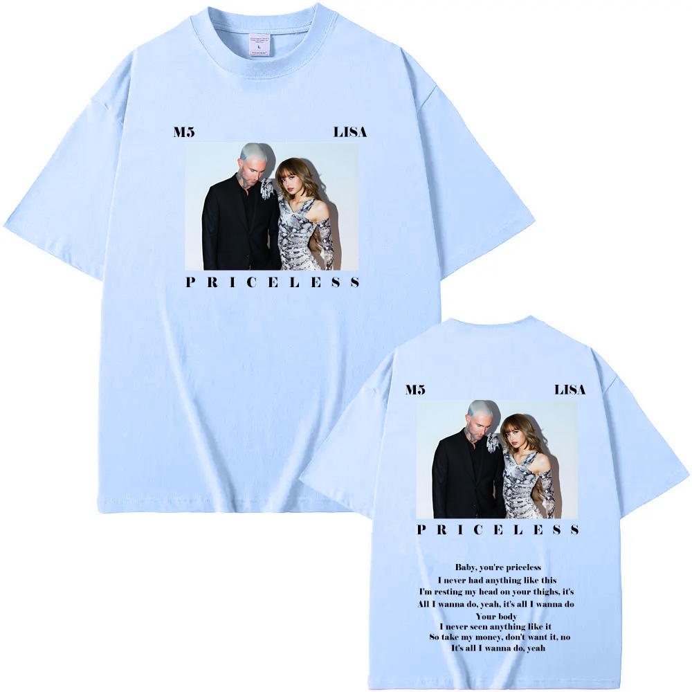 Maroon 5 - Priceless Ft. LISA Tshirts 100%cotton Men Women NewT-shirts Summer High Street Tees High Quality Cotton Soft Clothing