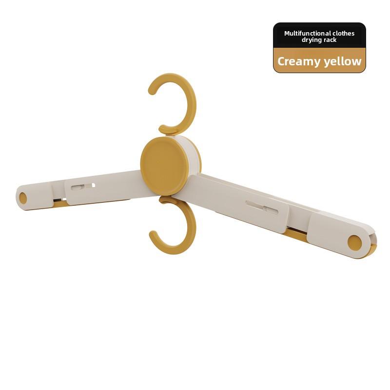 Портативная складная вешалка для одежды с прищепками, многоцелевая пластиковая вешалка для путешествий, дома