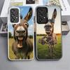 Забавный Осел Животное Ударопрочный Чехол для Телефона для Samsung A17 A16 A15 A14 A37 A57 A36 A56 A26 A35 A55 A25 A34 A54 A24 A13 A23 A33 A5