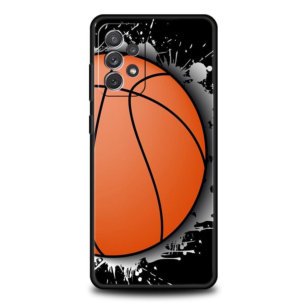 Basketball Basket Number Phone Case For Samsung Galaxy A51 A71 A21S A12 A11 A31 A41 A03 A52 A32 A22 A13 A23 A33 A53 A73 5G Cover