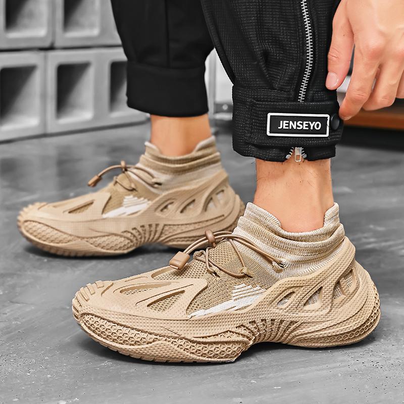 Новая мужская повседневная спортивная обувь Новая Удобная Дышащая Сетчатая подкладка Летний сезон Мужская обувь Универсальная Модная обувь для скейтборда