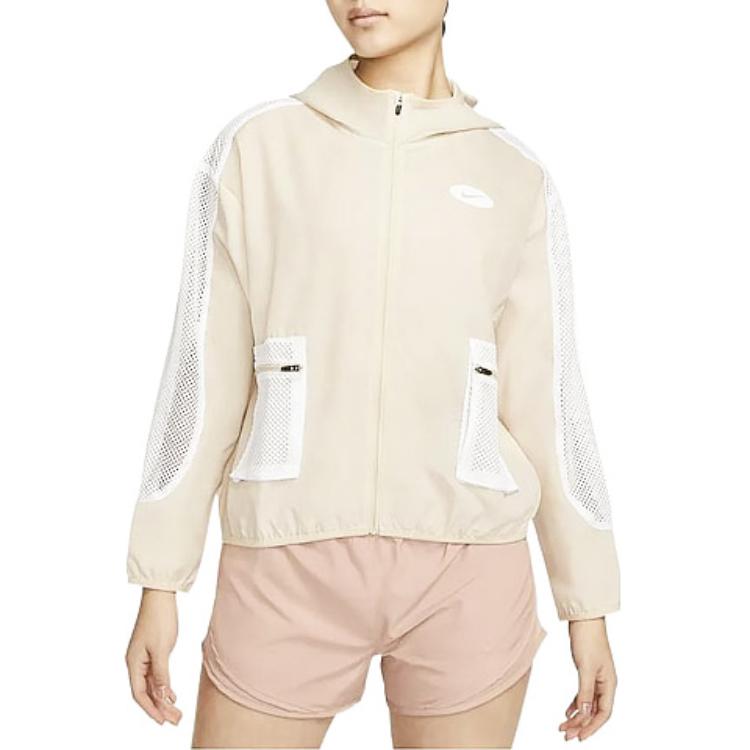 Nike Куртки Женские Хаки С Капюшоном Умеренные Другое DM7758-126