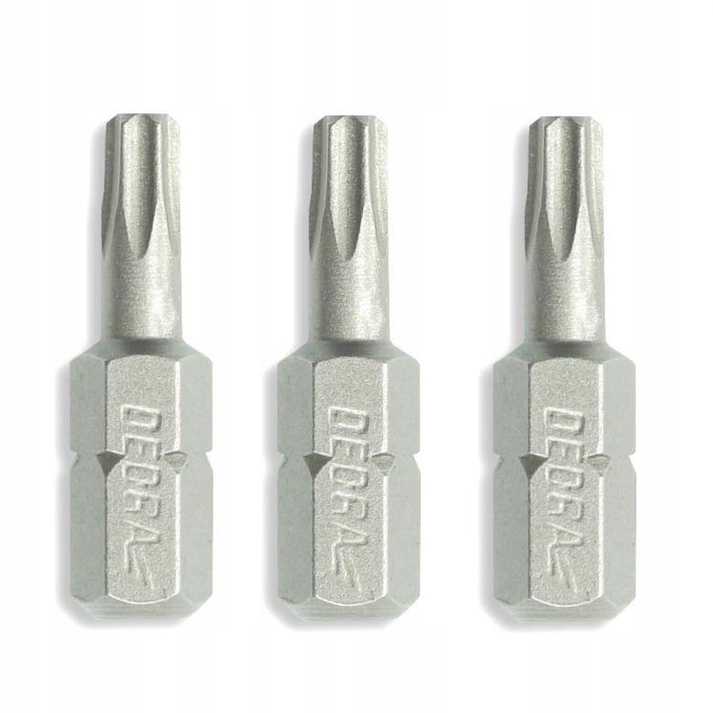 Pozidriv Screwdriver Bits Pz1X25Mm, 3 Pcs Blister