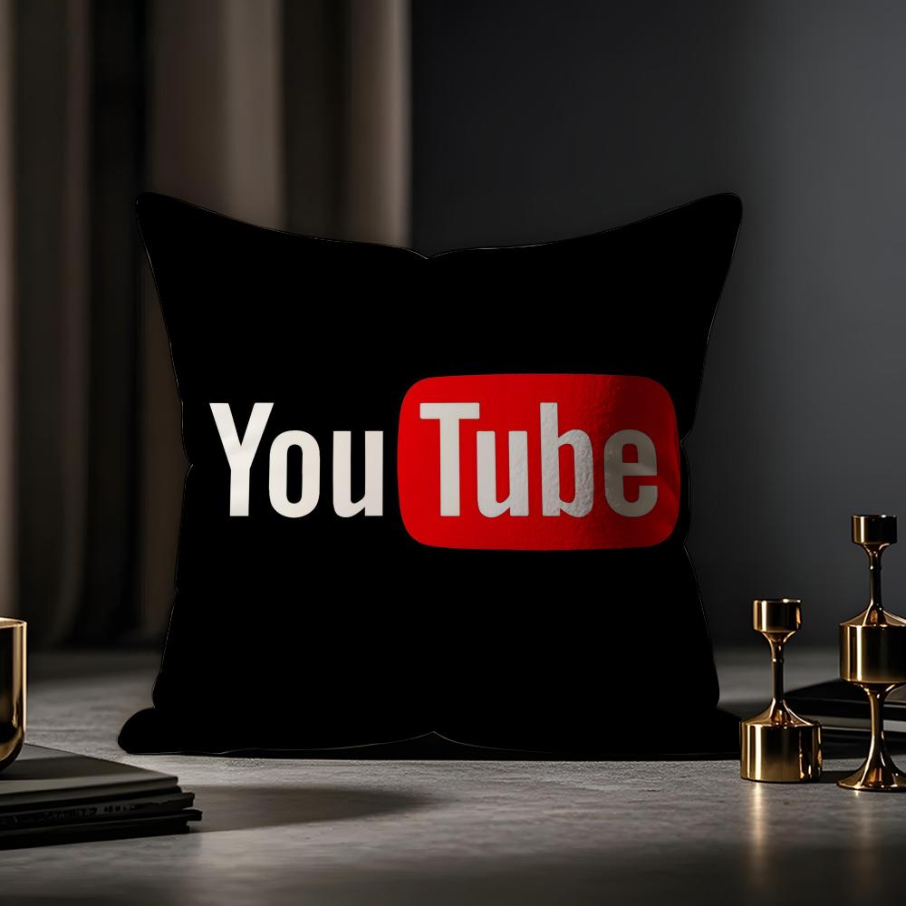YouTube Наволочка от пылевых клещей Невидимая молния Шелковистый короткий плюш Чехол для диванной подушки