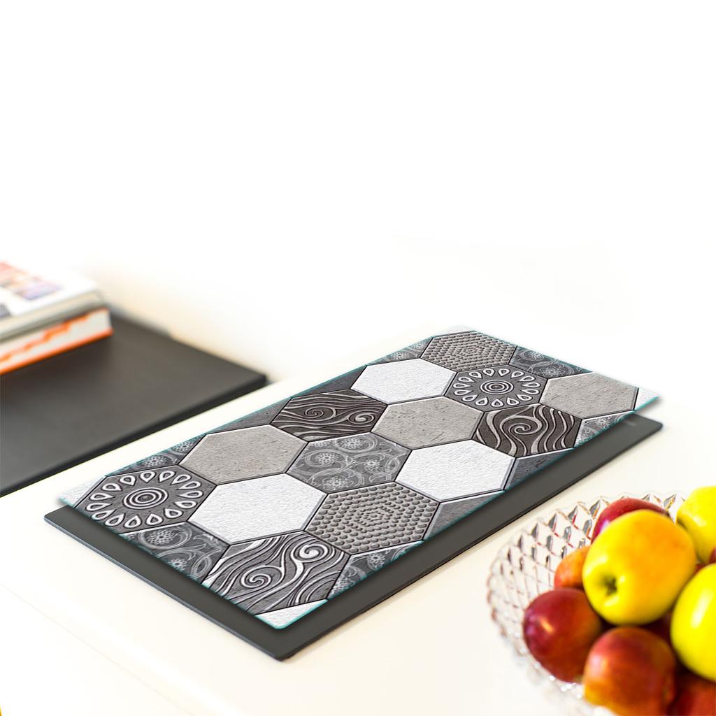 GLASS BOARD PANEL TABLETOP 30x52 MOSAIC