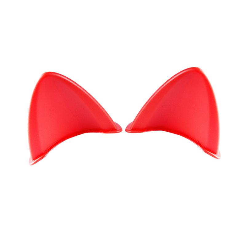 Colorful Motorcycle Helmet Cat Ears Decoration Moto Electric Car Driving Styling Cute Cat Ears Stickers Decor Helmet Accessories