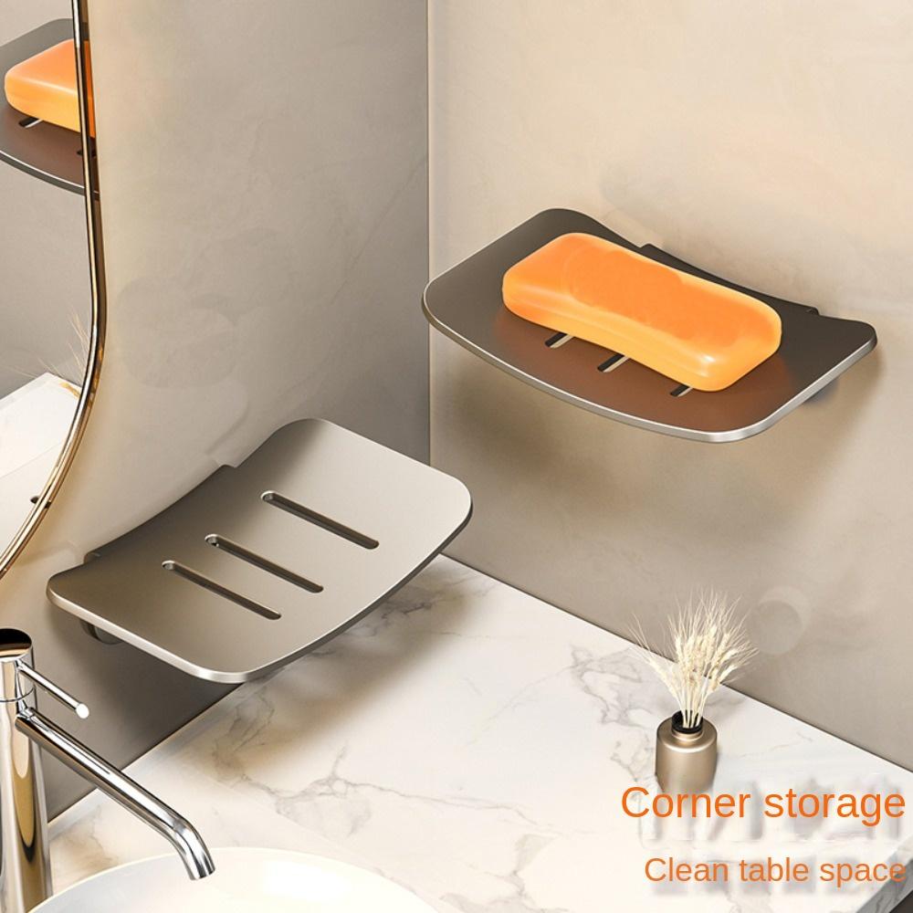 Металлическая мыльница, дренажный контейнер для мыла, креативная мыльница, органайзер для кухонной раковины для ванной комнаты