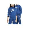 Nike Sportswear Club Fleece Logo Print Crewneck Sweatshirt Kids Tops Court-Blue FD2992-476