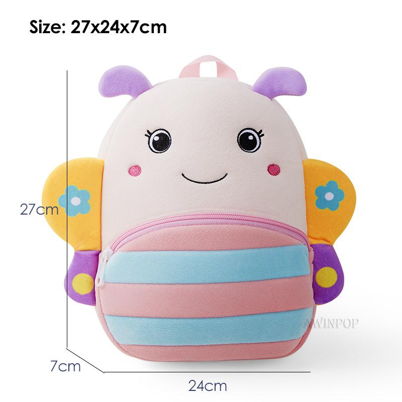 Модные 3D-рюкзаки с изображением льва из мультфильма для мальчиков, школьные сумки для детей детского сада, плюшевые рюкзаки для малышей