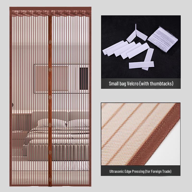 Магнитная москитная штора для двери из Юго-Восточной Азии для использования летом