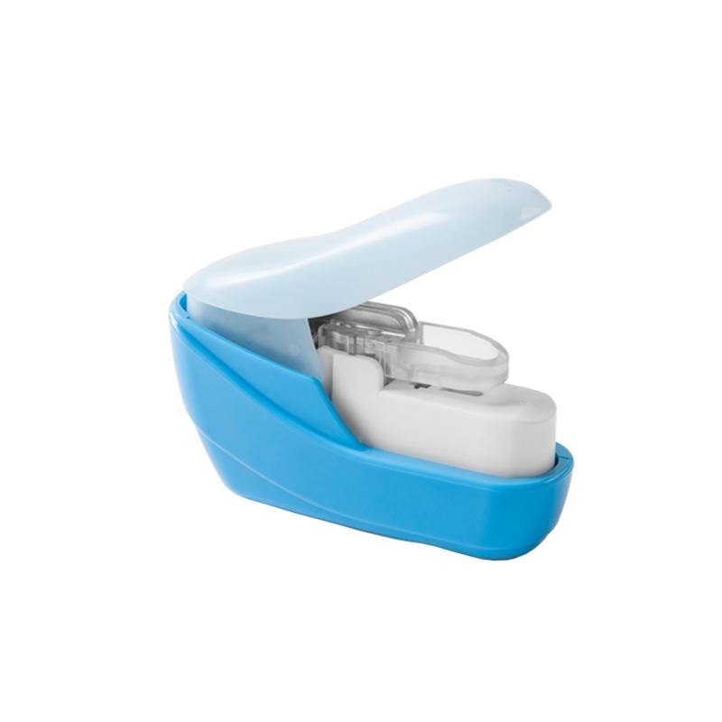 Мини-портативный степлер для сшивания книжной бумаги, школьные и офисные принадлежности