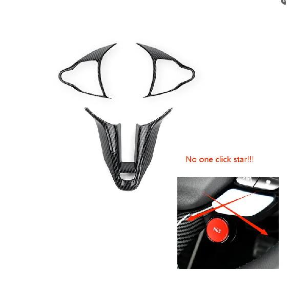For Hyundai Veloster JS N 2019-2023 i30 N /CN7 N 2024 2025 Car Steering Wheel Button Frame Chin Decoration Cover Trim