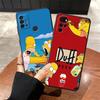 Чехол для телефона для Motorola Moto G60s G22 Edge40 Edge 20 Pro 30 Lite G53 G30 G50 G51 G73 G52 G32 G71 Милый S-simpsons