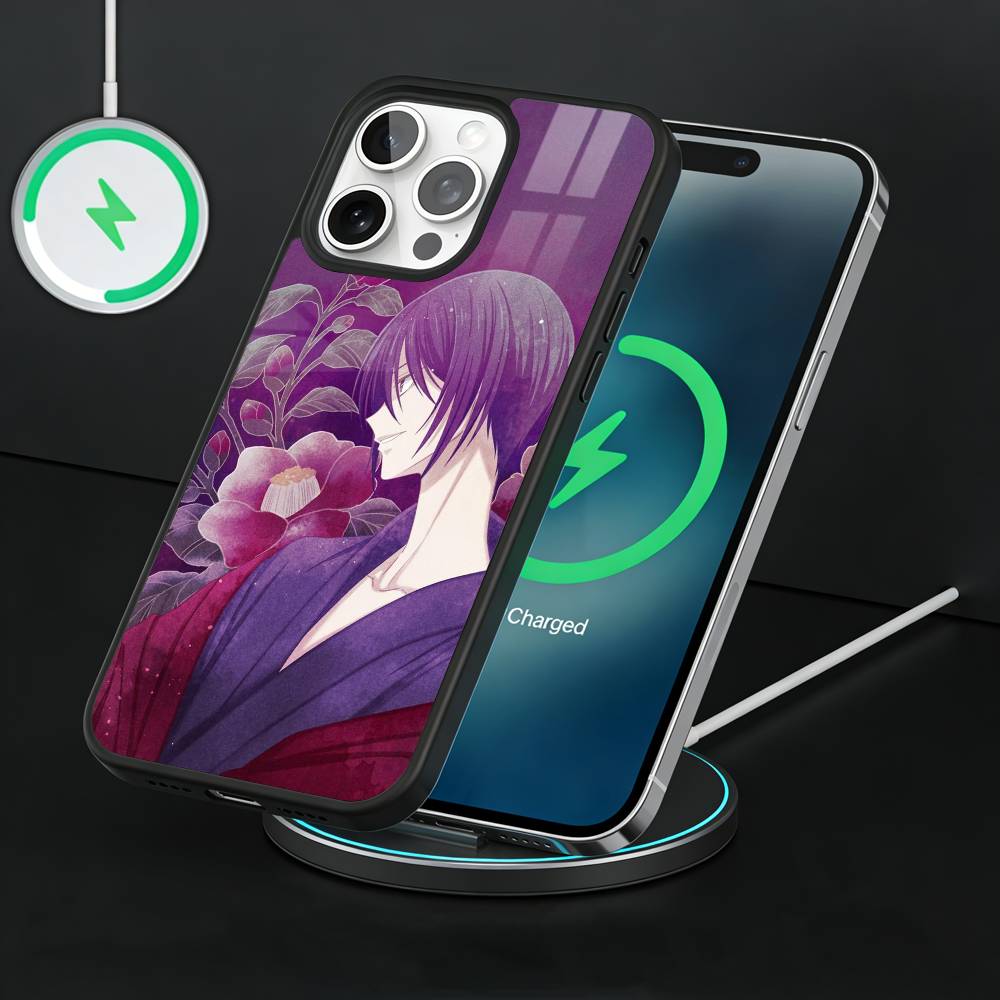 Чехол для телефона Аниме Фруктовый корзина Для iPhone17,16,15,14,13 Plus,Pro Max Магнитный Для Magsafe Беспроводная зарядка