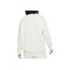 Nike Solid Color Crew Neck Pullover Fleece Sweatshirt Women Tops Sail-White DQ5734-133