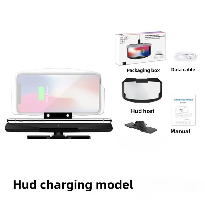 Автомобильный спидометр Беспроводная зарядка HUD Проекционный дисплей Цифровой спидометр Проектор Транспортные средства Авто Электроника Аксессуары
