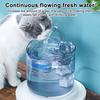 Cat Water Fountain Automatic Water Dispenser with Filter 1.8L Pet Drinking Fountain with Quiet Pump Dog Water Bowl for Indoor Cats Kitty