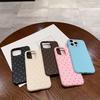 Simple Polka Dot Apple 16promax 15pro Anti Fall 12Pro All Inclusive 13PRO Soft Shell Leather Pattern Mobile Phone Case